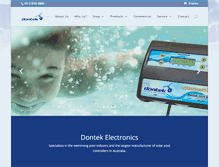 Tablet Screenshot of dontek.com.au